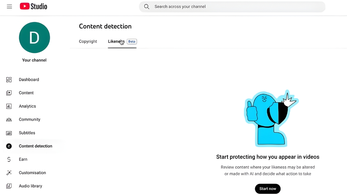 YouTube Likeness Detection Tool